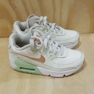 Nike Air Max 90 Low Pale Ivory  Brown (GS) Size 12C